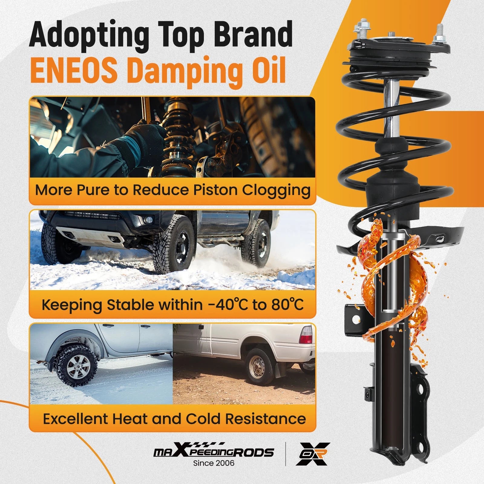 Suspension Kit Front Strut Spring Assembly for Kia Soul (2014–2019)