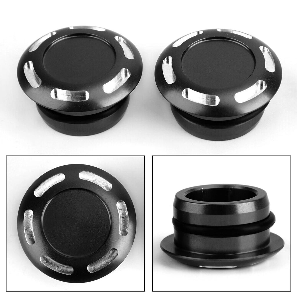 Pair CNC Aluminum Frame Plug Cap for Yamaha Tenere 700 T7 T700 (2019–2020)
