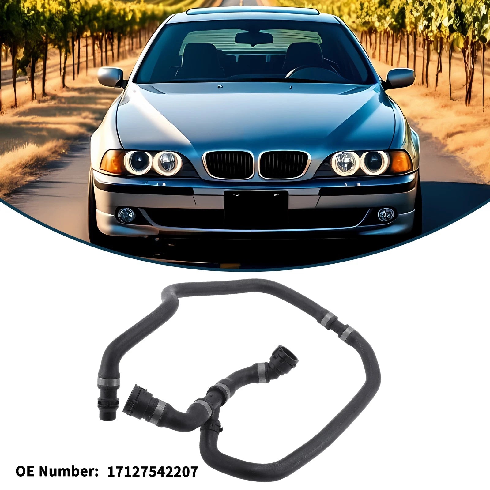Radiator Hose No.17127542207 for BMW 5 Series (2004–2010)