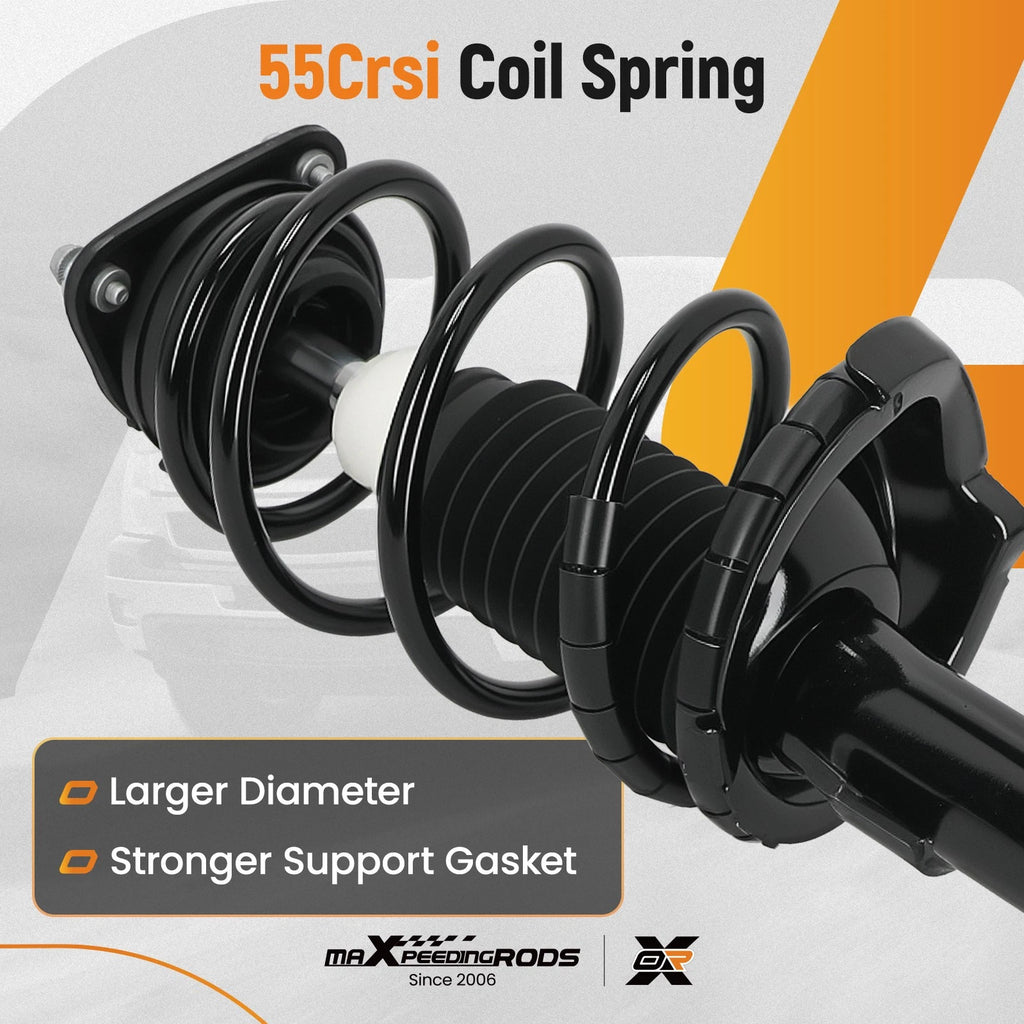 Set of 4 Suspension Struts Assembly for Mazda 3 (2004–2009)