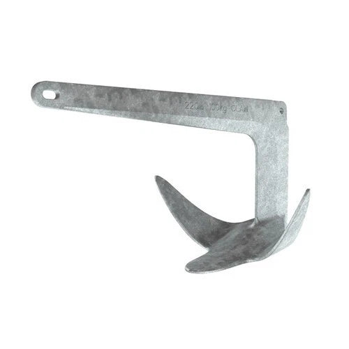 Lewmar Claw Anchor 16.5 lb Galvanized for Boats (57907)