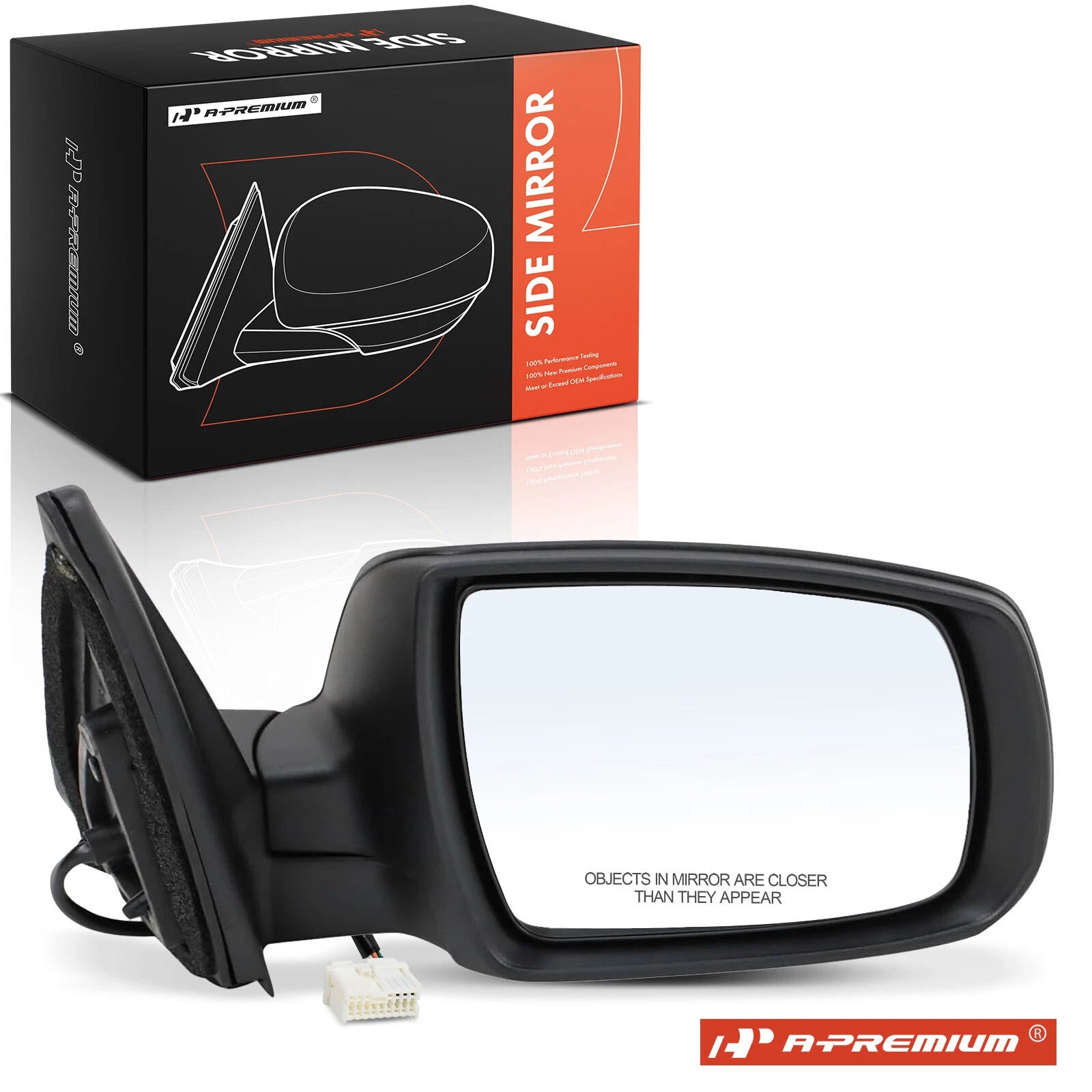 Heated Manual Fold Passenger Power Mirror for Mitsubishi Eclipse (1995–1999)
