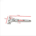 2X Heavy Duty T Hinges 150x75mm for Boat Hatch (Marine Use)