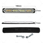 2X 48 LED Amber Strobe Lightbar for Truck (12V–24V)