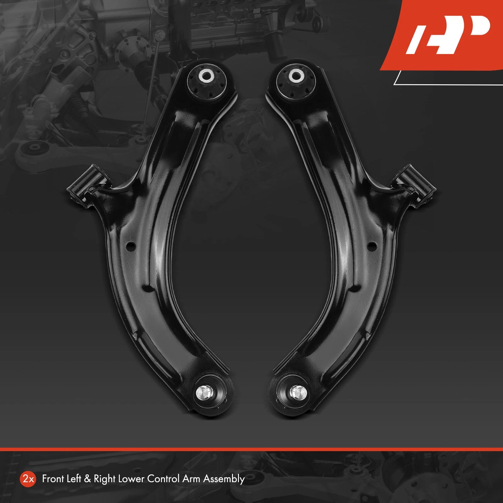 2X Front Lower Control Arm Ball Joints for Nissan Versa (2007-2012)