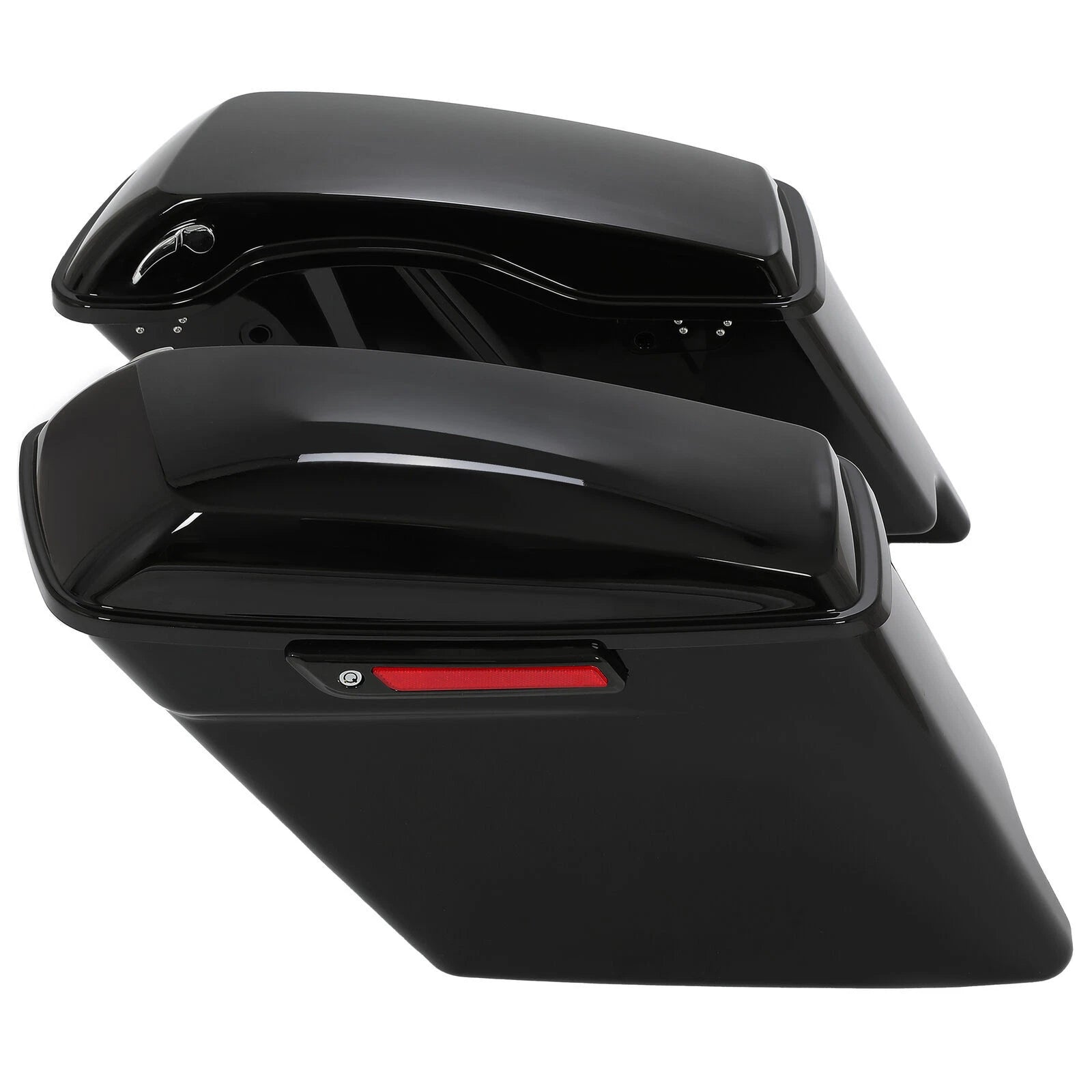 5" Stretched Extended Hard Saddle Bags for Harley Touring Street Glide (2014–2024)