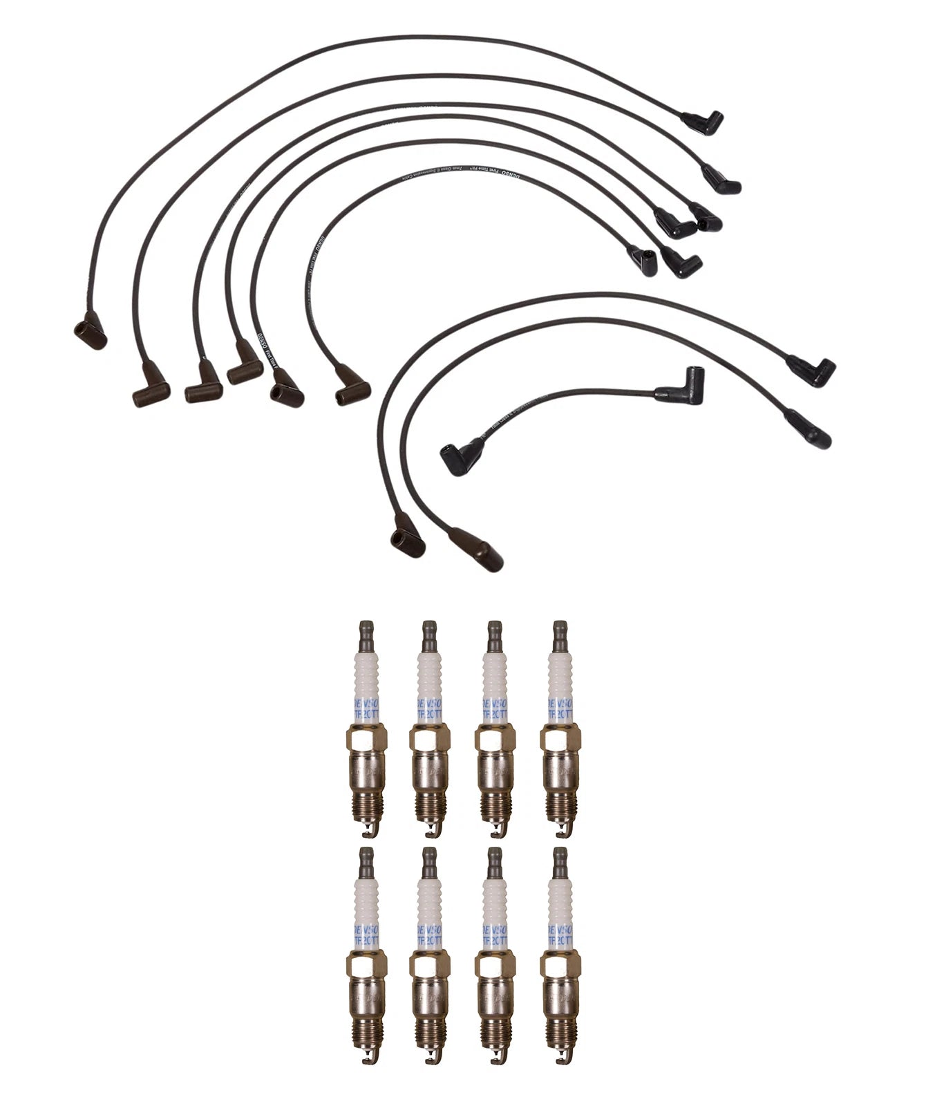Denso Wire Set & Platinum TT Spark Plugs Kit for GMC Chevy V8