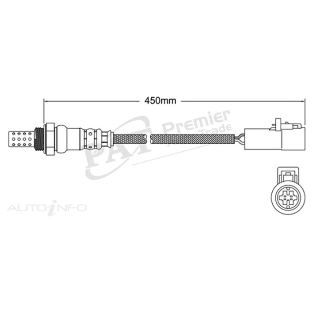 Pre Cat Oxygen O2 Sensor for Mazda B4000 MJ V6 4.0L (2005-2006)