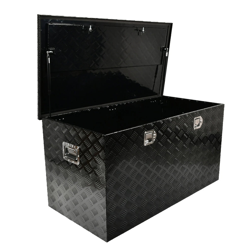 Black Aluminum Tool Box for Pickup Truck (48"X24"X24")
