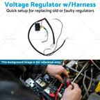 Voltage Regulator with Harness for Exmark Quest Radius E S Series (136-7879)