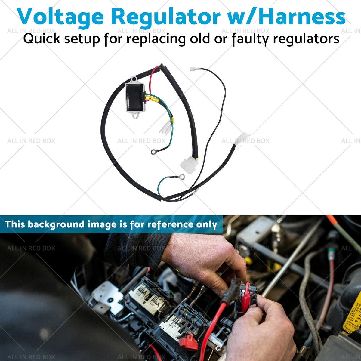 Voltage Regulator with Harness for Exmark Quest Radius E S Series (136-7879)
