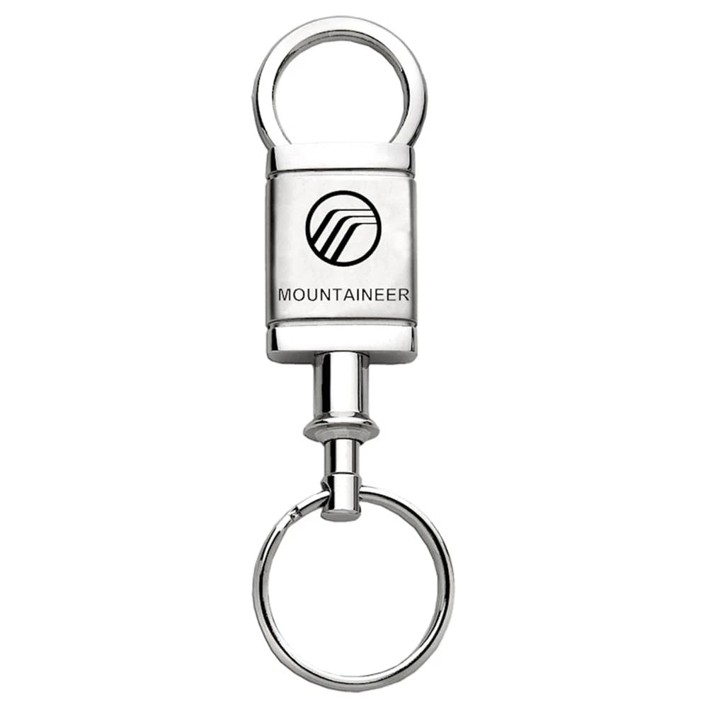 Satin-Chrome Keychain - Officially Licensed for Mercury Mountaineer