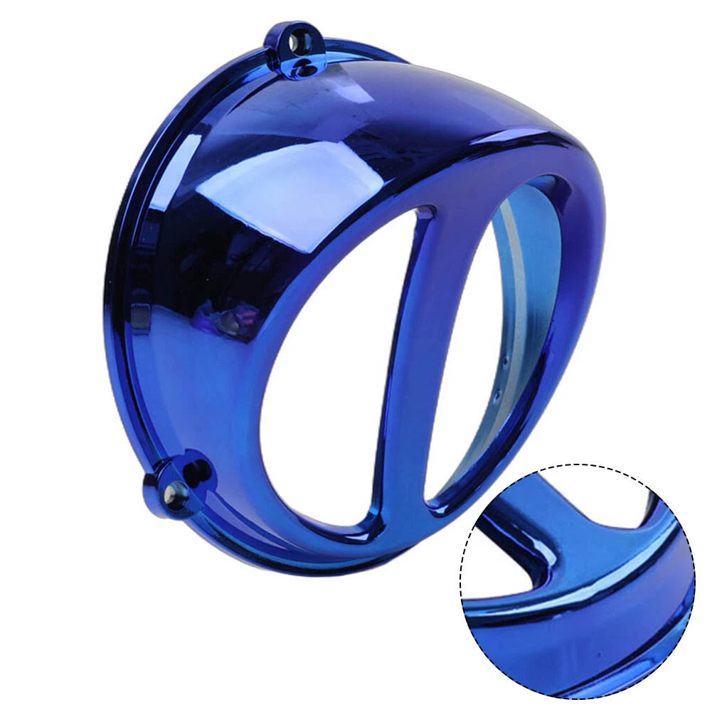Modified Fan Cover for GY6 Jog 50 (2000–2023) - Blue Pig Nose Wind Leaf