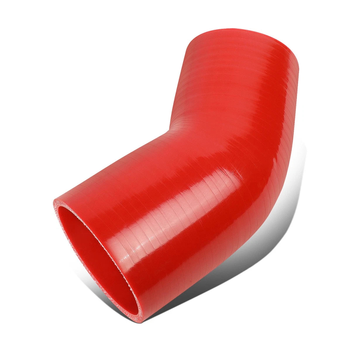 2.75"-3" 45-Degree Elbow Transition Reducer Silicone Hose Coupler Pipe