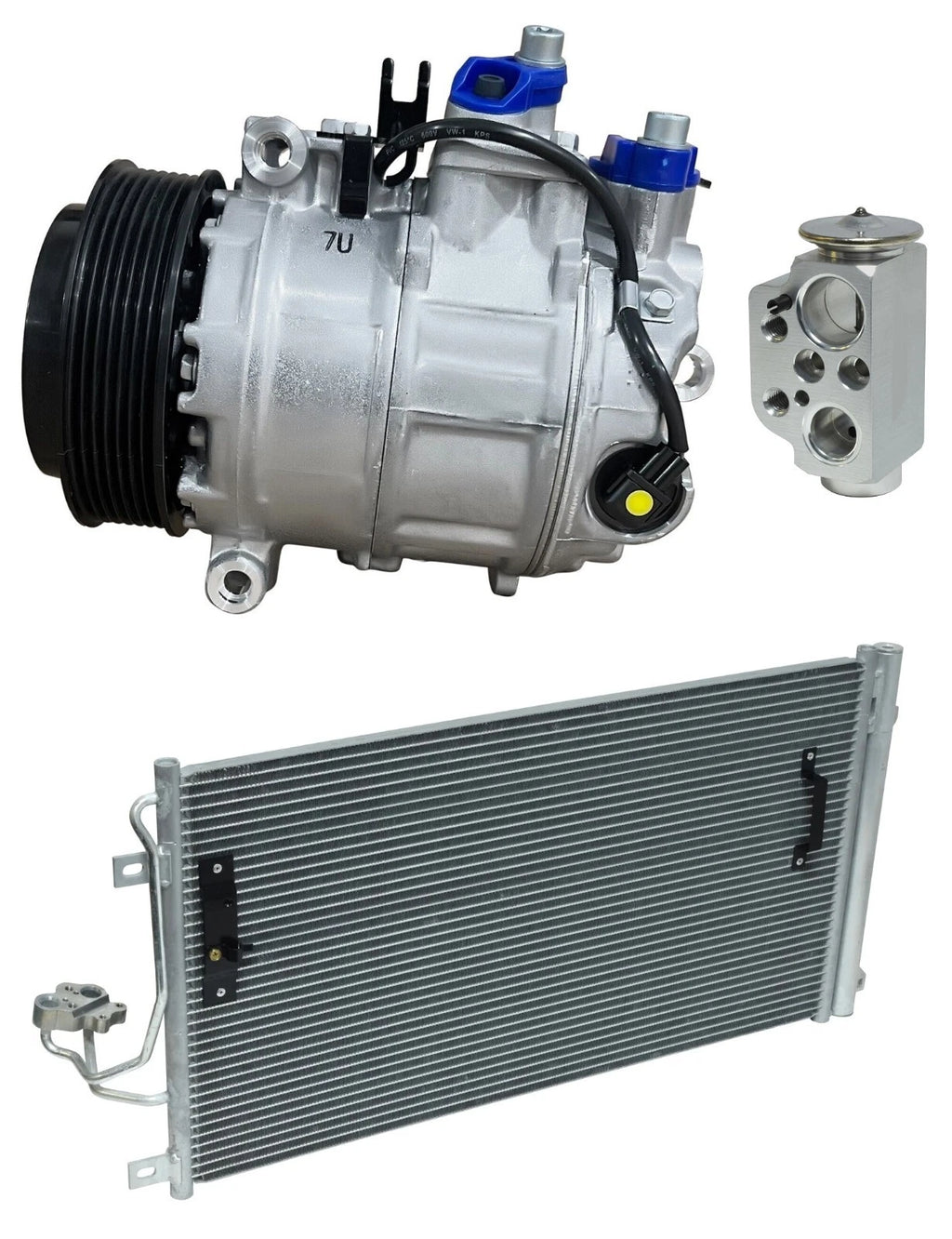 A C Compressor Kit With Condenser for Porsche Cayenne 4.8L (2008–2010)