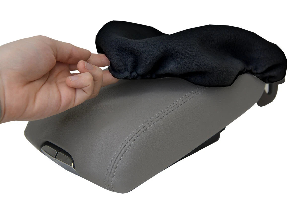 Console Lid Armrest Cover Protector for Cadillac SRX (2010–2016) Black