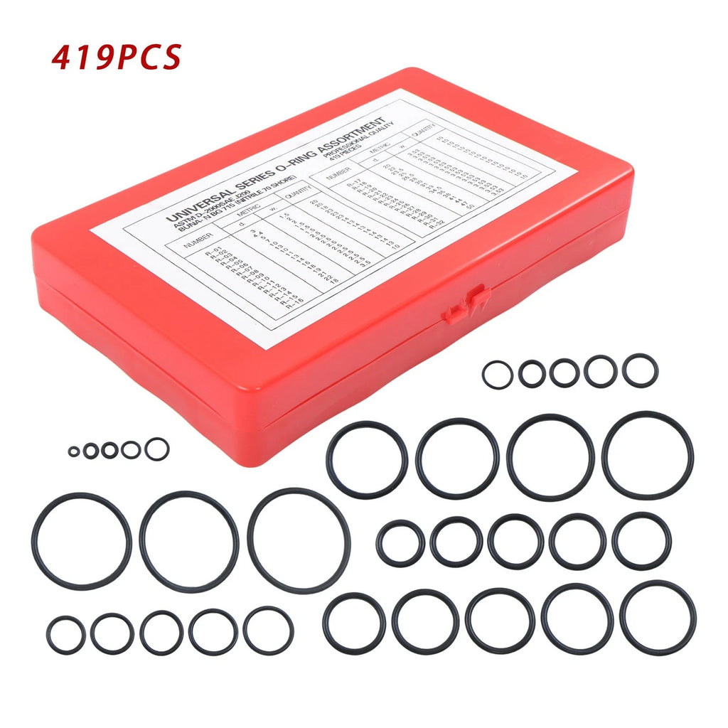 Set of 32 Metric O-Rings for Universal Applications