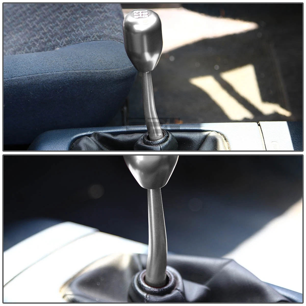 Chrome Billet Aluminum Dual Bend Short Throw Shifter for Honda Civic (1996–2000)