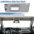 Left Side Sun Visor for Honda Pilot (2009–2015) No. 83280-SZA-A01ZA Gray