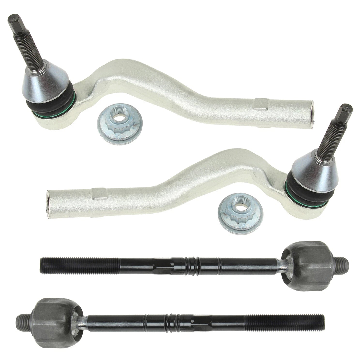 Set of 4 Inner & Outer Steering Tie Rod Ends for Mercedes A217 C217 W222