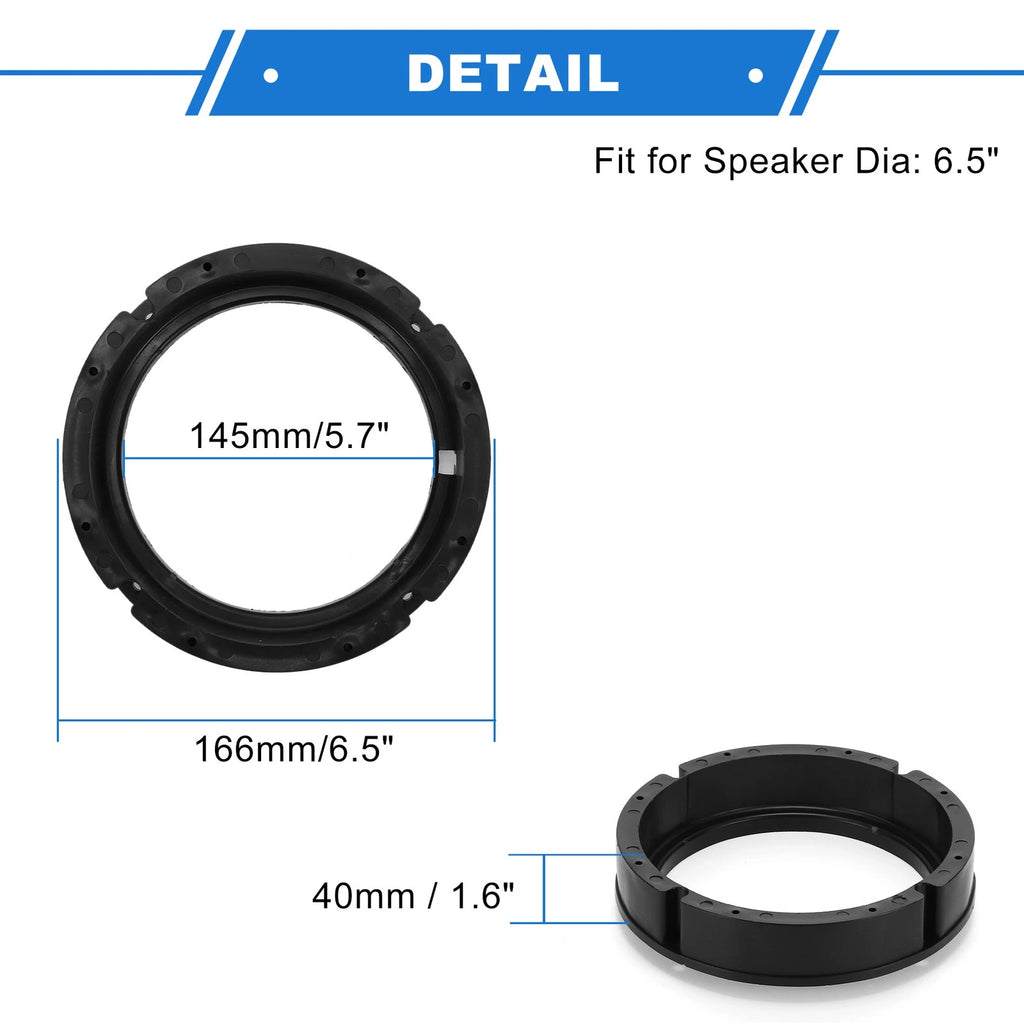 Set of 2 Speaker Spacer Rings for Volkswagen CC (2009–2017)