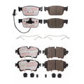 PowerStop Front & Rear Carbon Fiber Ceramic Brake Pad Kit for Audi A4 (2017–2020)