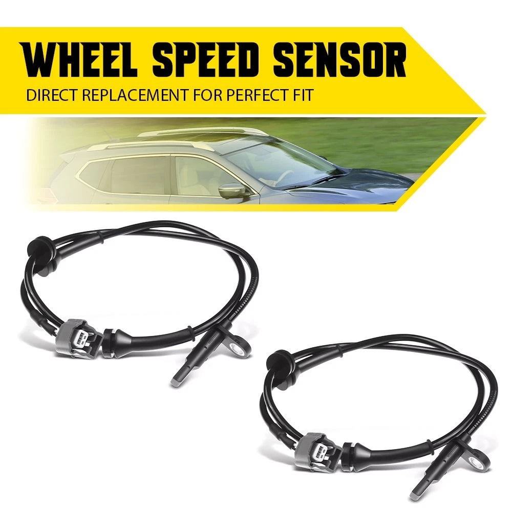 Set of 2 ABS Speed Wheel Sensors for Nissan Rogue (2014–2020) 2.0L 2.5L