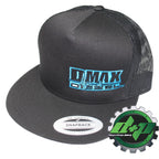 DMAX Diesel Flat Bill Snapback Trucker Cap Hat for Duramax (All Years)