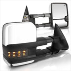 Powered Heated Chrome Towing Mirror with Smoked LED Lamp for Silverado/Sierra (2003–2007)