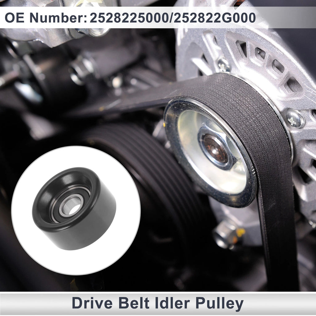 Drive Belt Idler Pulley for Hyundai Tucson (2006–2018) No. 25282-25000/25282-G000