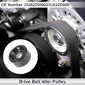Drive Belt Idler Pulley for Hyundai Tucson (2006–2018) No. 25282-25000/25282-G000