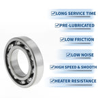 Deep Groove Ball Bearing 60x110x22mm for Scooter Skateboard (P0)
