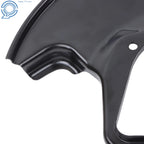2X Front Left & Right Black Brake Dust Shield for Honda Civic (2006-2011)