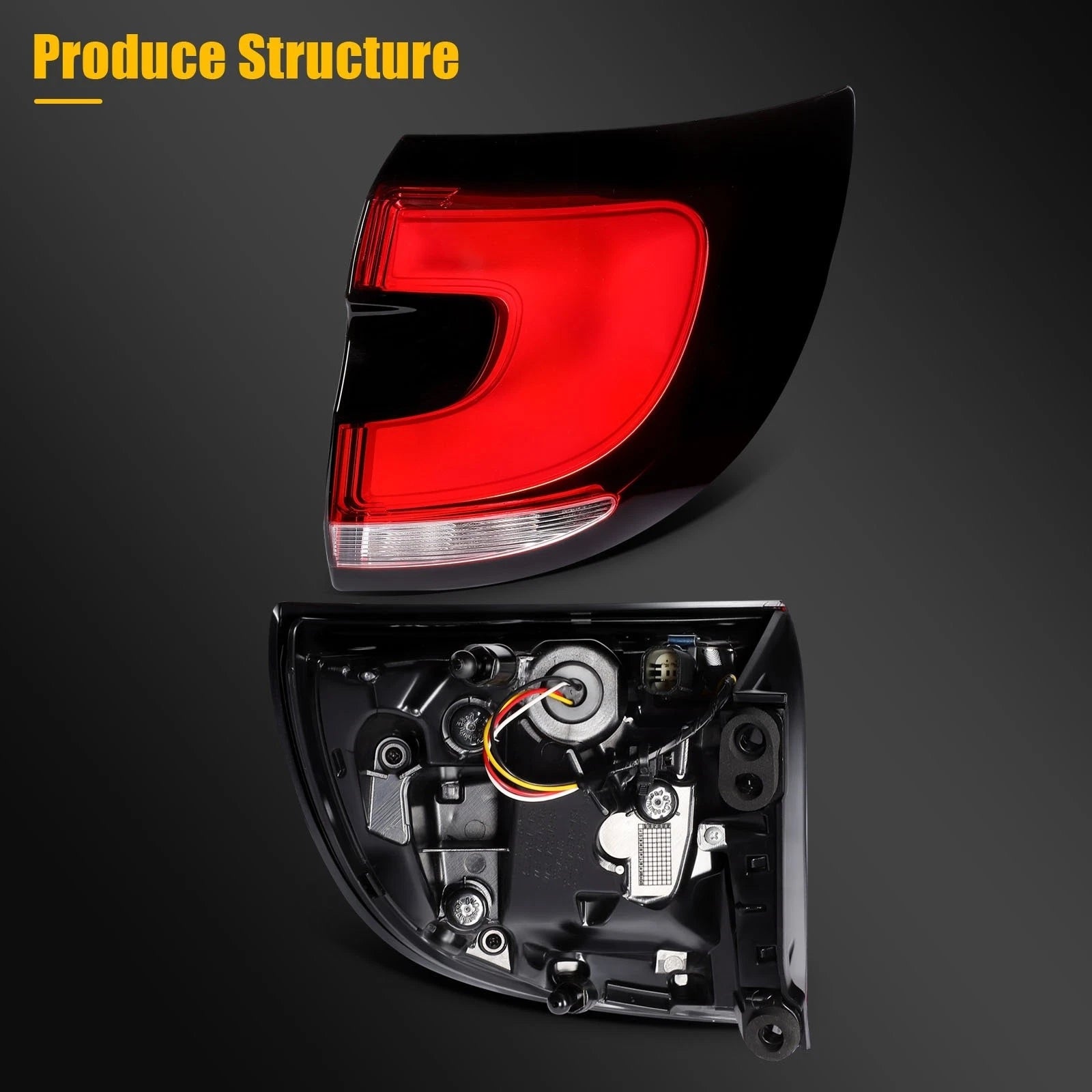 Rear Right Outer LED Tail Light for Chrysler Pacifica Voyager (2021–2025)