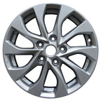 Factory Wheel 16x6.5 Bright Medium Silver for Nissan Sentra (2007–2012)