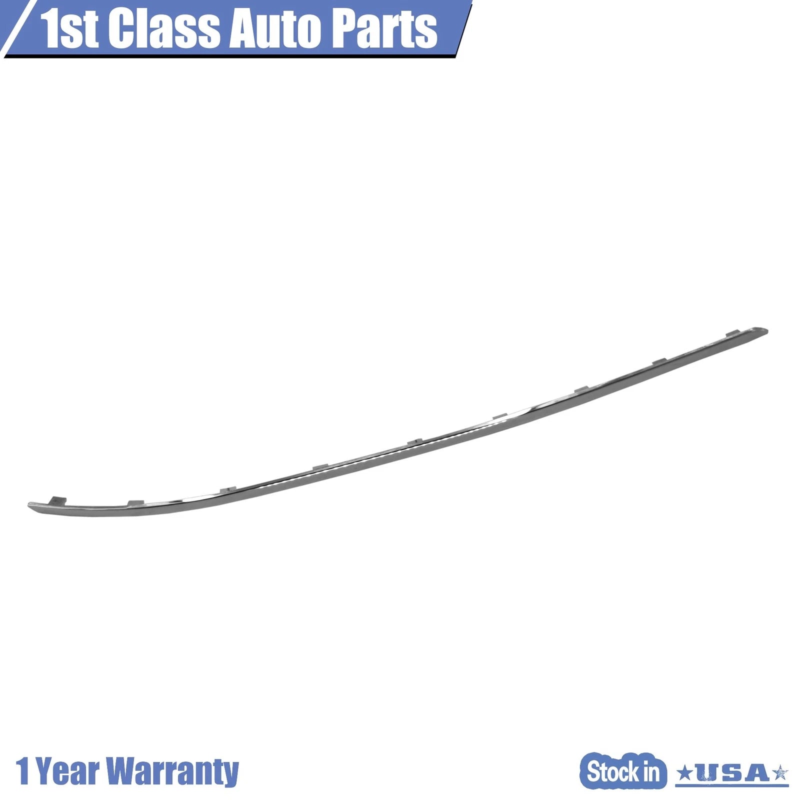 Chrome Rear Passenger Side Bumper Molding for Mercedes-Benz C300 C350 (2008–2011)