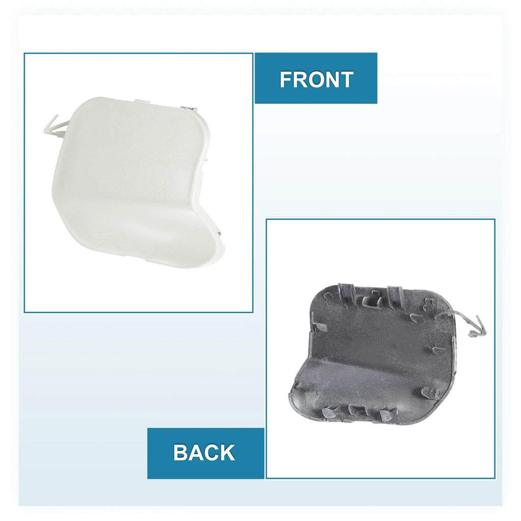 Front Bumper Tow Hook Cover 622A0-4BA0A for Nissan Rogue (2014–2016) White