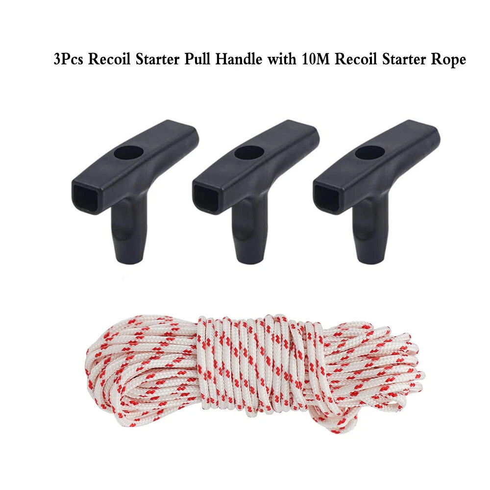 3X Starter Pull Handle with 10-Meter Rope for Stihl Craftsman Lawn Mower