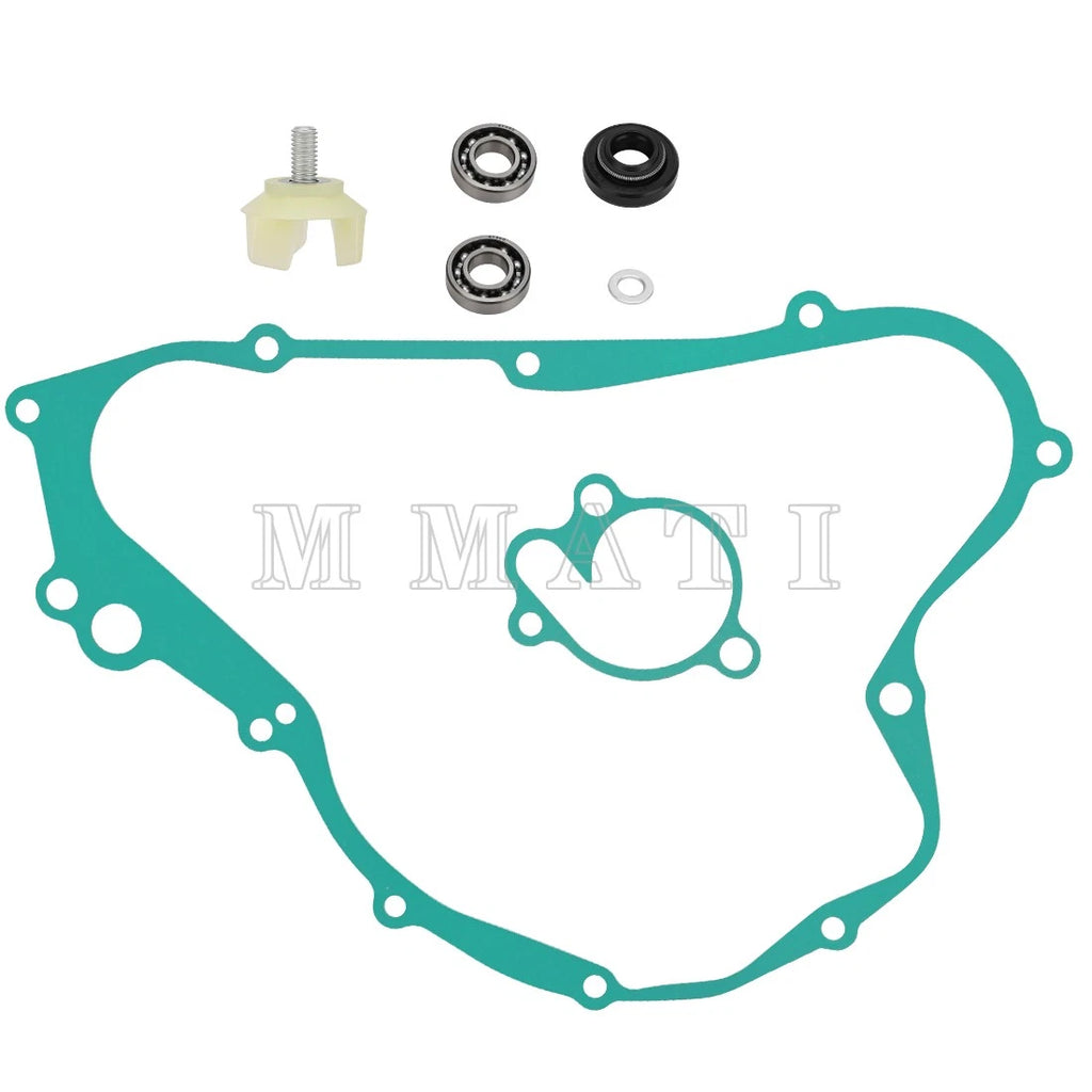 Water Pump Rebuild Kit w/ Impeller Shaft Bearing Seal for Suzuki RM125 (1992–2000)