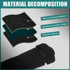 Dashboard Cover Mat for Toyota Voxy (2014–2023) - Black Polyester