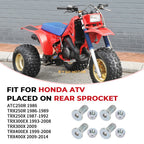 Rear Sprocket Bolts Kit for Honda TRX400EX TRX300EX TRX250R TRX250X (1999–2009)