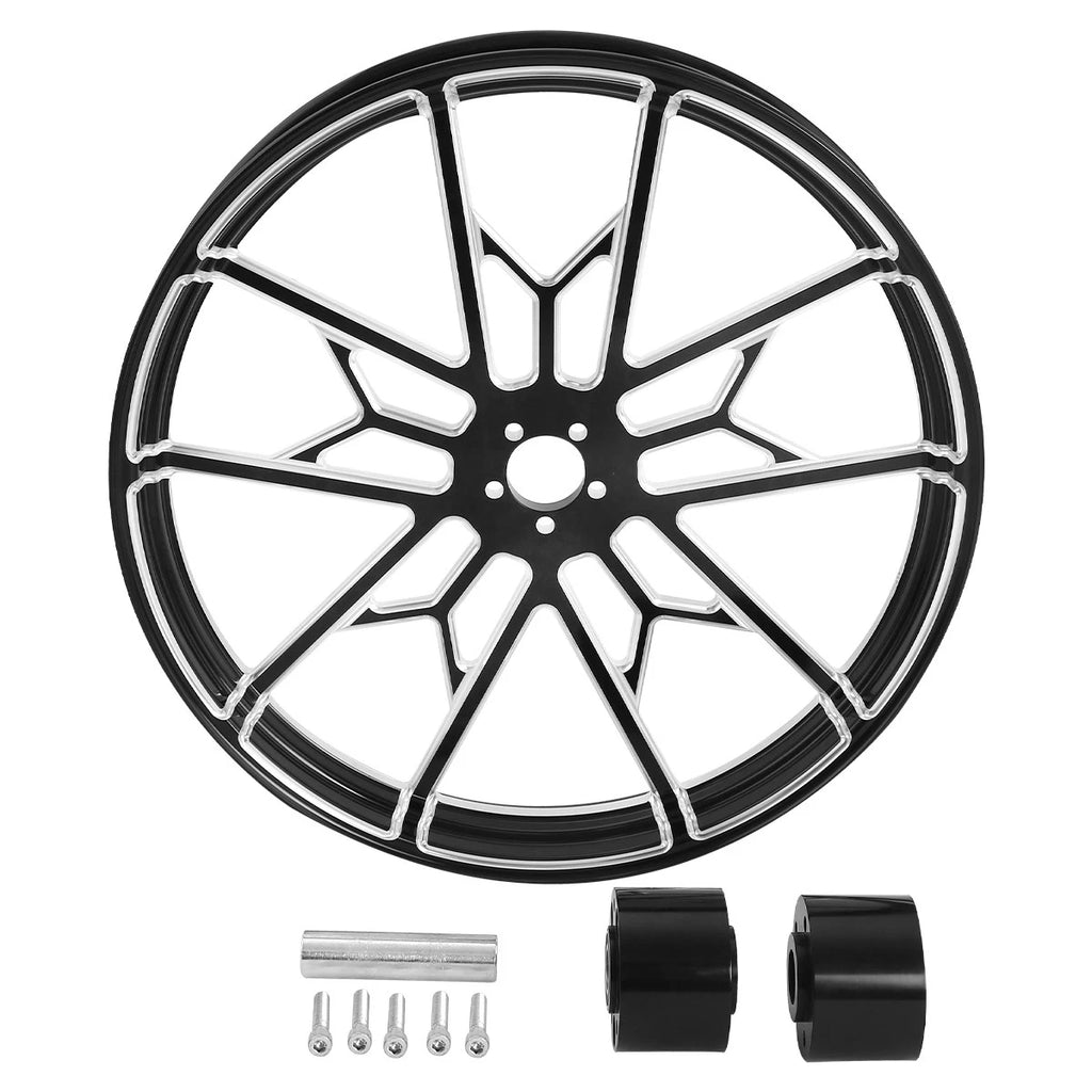 23" Front Wheel Rim & Dual Disc Hub for Harley Street Road Glide (1997–2021)