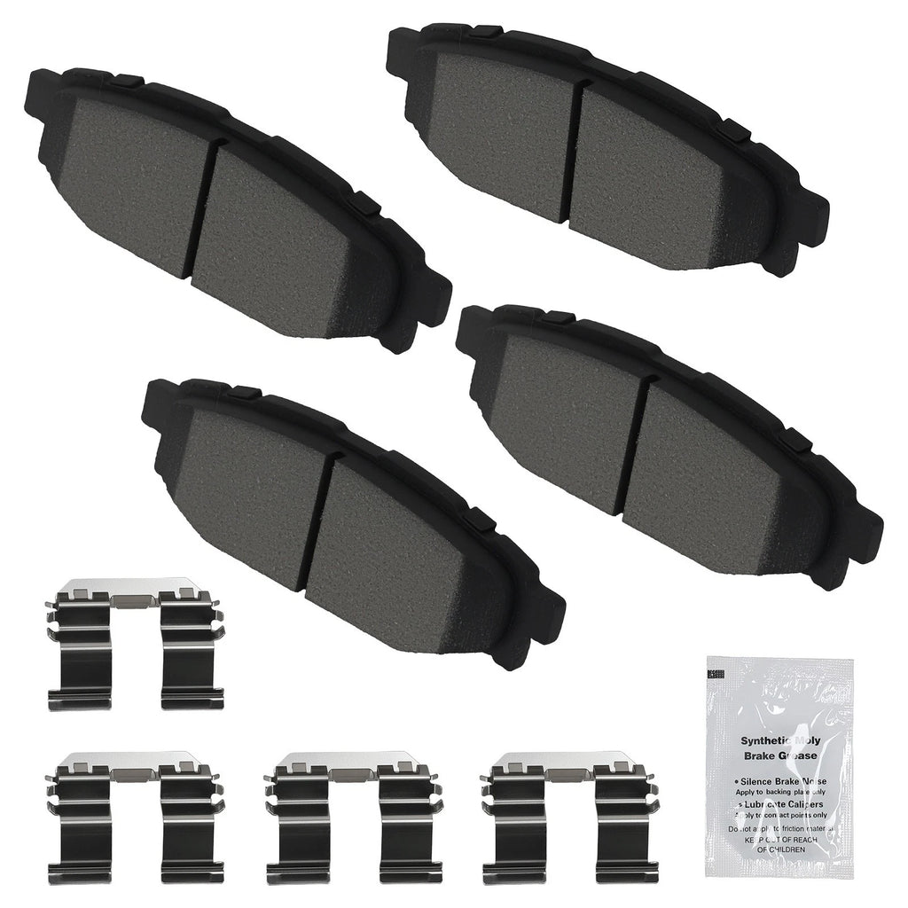 Rear Ceramic Brake Pads for Subaru BRZ Crosstrek Forester Impreza WRX (2013–2021)