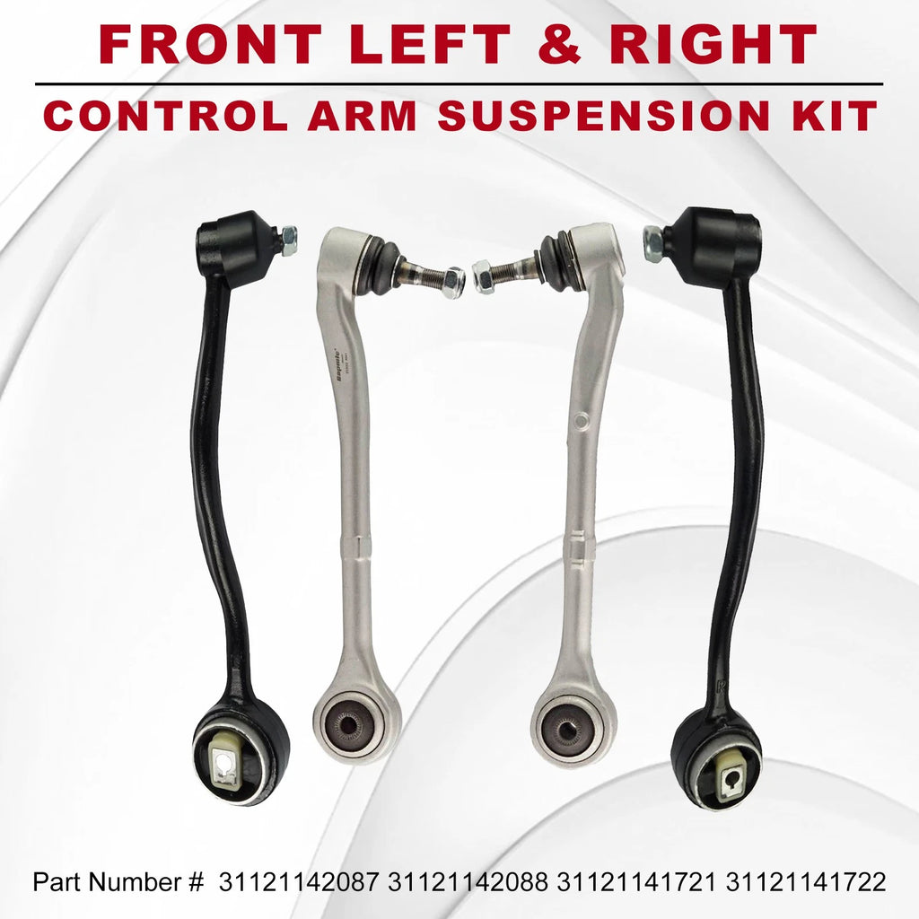 Set of 4 Front Lower Control Arms for BMW 740i 740iL 750iL (1995–2001)