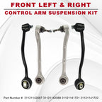 Set of 4 Front Lower Control Arms for BMW 740i 740iL 750iL (1995–2001)