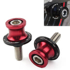 8MM Red Swingarm Spools Slider Stand Screws for KAWASAKI ZX6R (2012-2021)