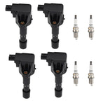 4X Ignition Coils + 4X Spark Plugs for Honda CR-Z 1.5L (2011–2016)