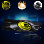 Fog Lights with Switch for Honda Accord 2Dr (2006–2007) - Amber Lens