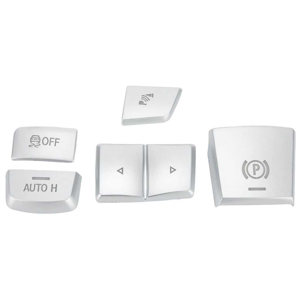 5pcs Handbrake Gear Shift Panel Switch Cover for Ford Mustang (2015–2023)