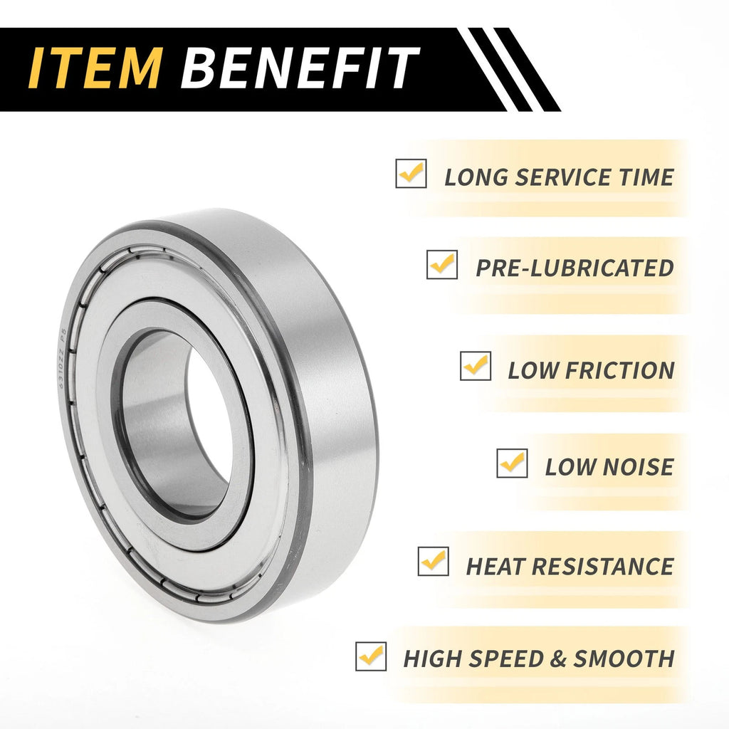 Deep Groove Ball Bearing 6310ZZ for Scooter Skateboard Wheel (50x110x27mm)